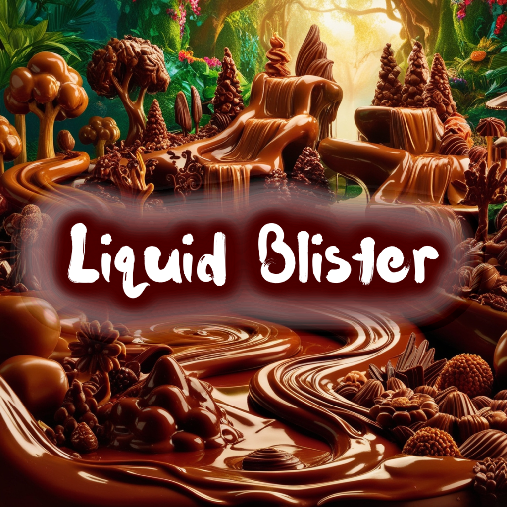 Liquid Blister, colorful candy with a liquid-filled center for a burst of sweet flavor