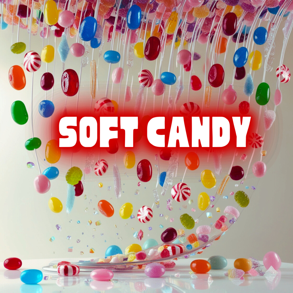 Soft Candy, a variety of colorful, chewy candies that melt in your mouth with delightful flavors